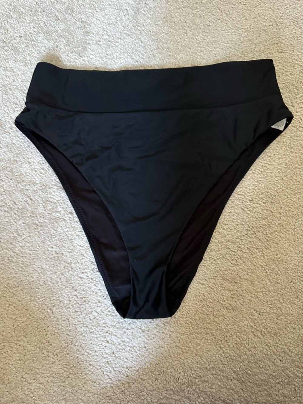aerie Black High Waist Bikini Bottoms